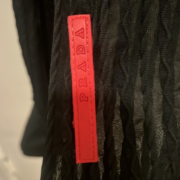 vintage prada y2k zip up shirt authentic - Picture 5 of 8